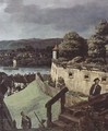 View from Pirna, from the sun-stone fortress of view, detail - (Giovanni Antonio Canal) Canaletto