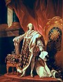 Louis XV in Coronation Robes - Louis Michel van Loo