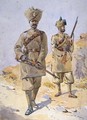 Soldiers of the 30th Punjabis Awan and the 20th Duke of Cambridges Own Infantry - Alfred Crowdy Lovett