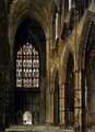 Interior View of Westminster Abbey Looking Towards the West Entrance - Frederick Mackenzie
