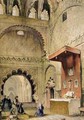 Cordoba Monk praying at a Christian altar in the Mosque - John Frederick Lewis
