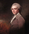 Portrait of George Cowper (1754-1787), half-length, in a mauve coat - George Romney