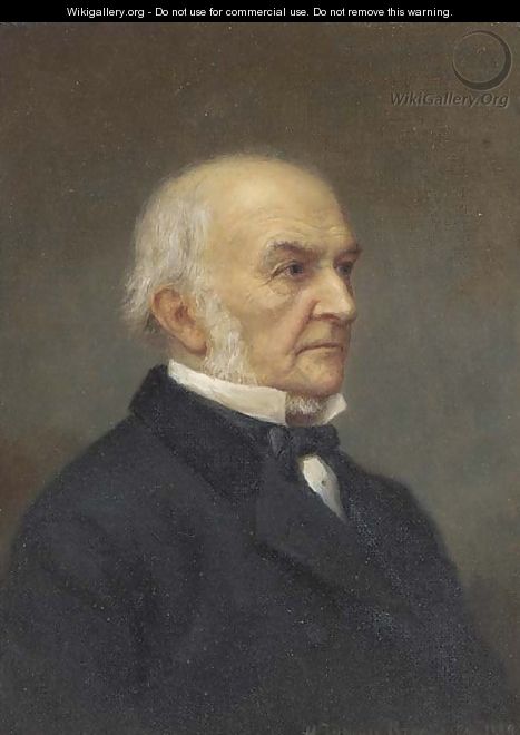 Portrait of the Right Hon. William Ewart Gladstone (1809-1898) - Henry Jermyn Brooks