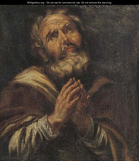 A male Saint - (after) Paulus Van Somer - WikiGallery.org, the largest ...