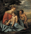 The Madonna and Child with the Infant Saint John the Baptist - (after) Mignard, Paul