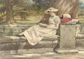 A quiet read in the shade - George Goodwin Kilburne