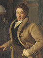 Portrait of a young gentleman in an interior - French School