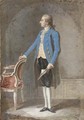 Portrait of an artist, possibly Thomas Walpole - French School