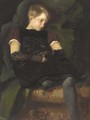 The little Breton girl - Frederick William Bruce