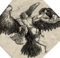 Cupid and the falcon - Italian School