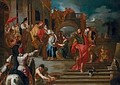 The Departure of Rebecca - (after) Francesco Solimena