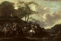 A cavalry skirmish between Christians and Turks 2 - Simon Johannes van Douw