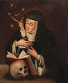 Saint Catherine of Siena - (after) Francisco De Zurbaran