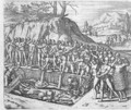 Method of burial of Peruvian kings and nobility from Girolamo Benzoni