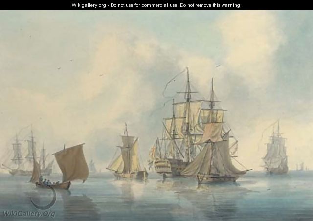 The anchorage at Spithead - William Anderson