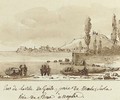 Vue de la ville de Gaeta - Victor Jean Nicolle