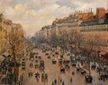 Boulevard Montmartre Afternoon Sunlight 1897 - Camille Pissarro