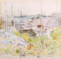 The Harbor of a Thousand Masts, Gloucester - Frederick Childe Hassam