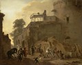 Manege Riding in the Open Air - Philips Wouwerman