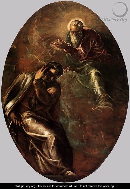 The Eternal Father Appears to Moses 2 - Jacopo Tintoretto (Robusti)