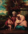 The Holy Family with the Infant Saint John the Baptist - (after) Sir Joshua Reynolds
