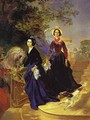 Portrait of the Shishmariov Sisters - Jules Elie Delauney