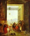Pilgrims at the Entrance of the Lateran Basilica 1825 - Julia Vajda