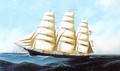 The Clipper Ship Triumphant Date unknown - Antonio Jacobsen