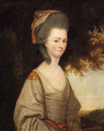 Portrait of a lady - (after) Gainsborough Dupont