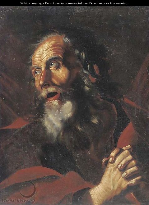 Saint Peter - (after) Pietro Novelli - WikiGallery.org, the largest ...