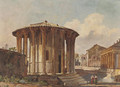 Temple of Vesta, Rome - (after) Jacob George Strutt