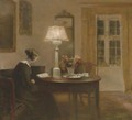 The Music Room - Carl Vilhelm Holsoe - WikiGallery.org, the largest ...