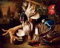 Game and a hare with a rifle - (after) Jan Weenix