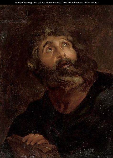A male saint - (after) Jacob Jordaens - WikiGallery.org, the largest ...