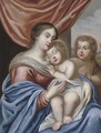 The Virgin and Child with the Infant Saint John the Baptist - (after) Jacques Stella