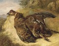 A grouse on a bank - English School