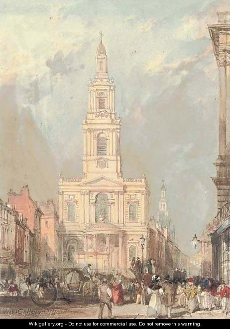 St Mary-le-Strand, London - Edward William Cooke