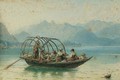 The Ferry Boat, Lake Como - Myles Birket Foster