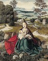The rest on the flight into Egypt - (after) Jan Provost