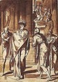 Courtiers Pleading With King Ahasuerus - Giovanni Guerra