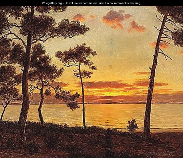 Sunset - Ivan Fedorovich Choultse - WikiGallery.org, the largest ...