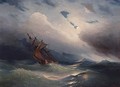 Storm off the coast of feodosia - Ivan Konstantinovich Aivazovsky