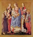 Mary with the Child and six saints - Francesco Pesellino