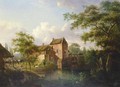 Landscape With Mill - Julien Joseph Ducorron