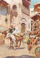 A Street Market, North Africa - Continental School