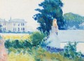 White Houses In A Landscape - Roderic O