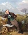 Portrait D'Un Geographe Dans La Montagne - Frederic Henri Schopin