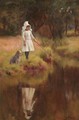 A Walk By The River - Georges Sheridan Knowles