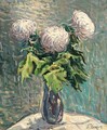 Still Life With White Chrysanthemums - Nikolai Aleksandrovich Tarkhov