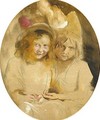 Portrait Of Two Young Girls Said To Be The Artist